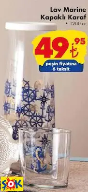 LAV MARİNE KAPAKLI KARAF